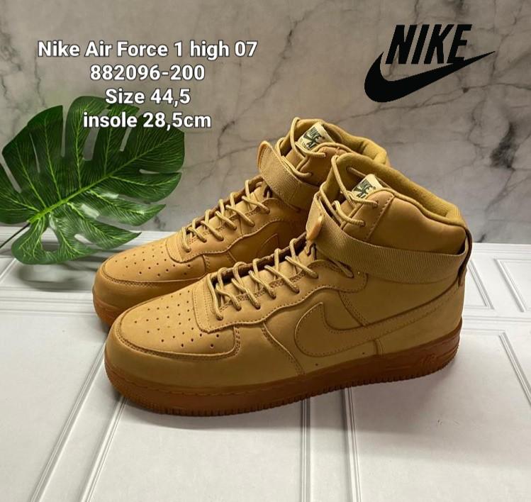  Nike Mens Air Force 1 High '07 LV8 WB 882096 200 Flax - Size  13
