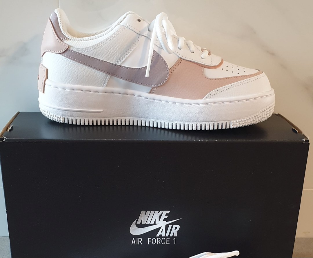Nike Air Force 1 Low Shadow White Amethyst Ash Pink Oxford