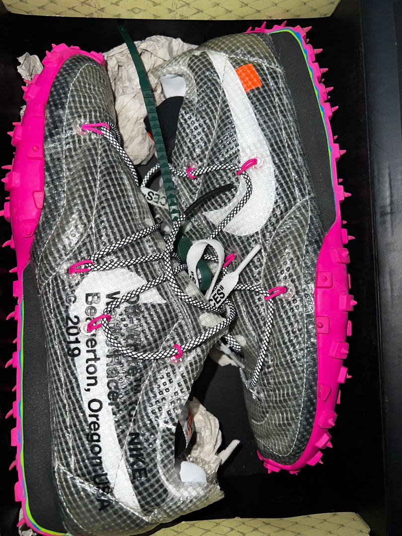 nike off white waffle sneakers