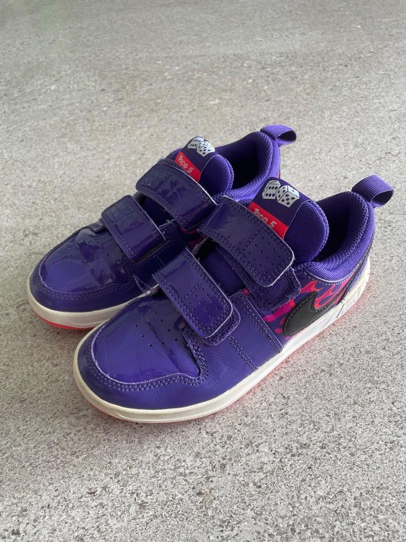 little girl purple nike shoes