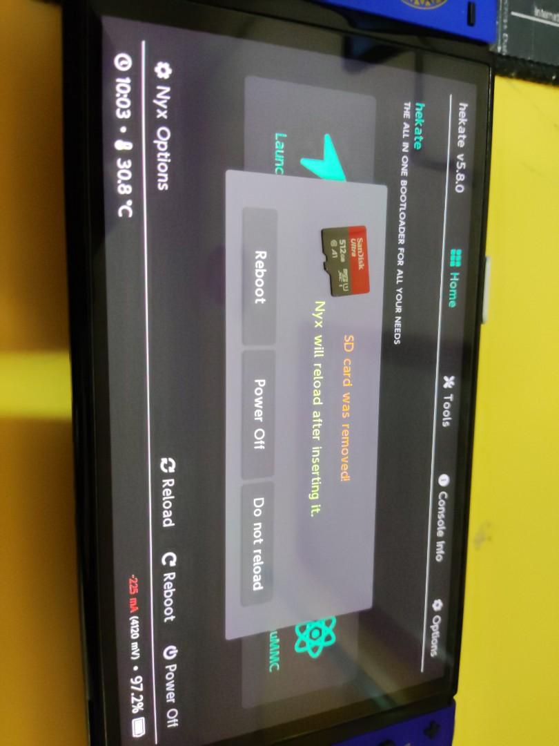 Nintendo Switch OLED Jailbreak 512gb (BANNED), Video Gaming, Video Game