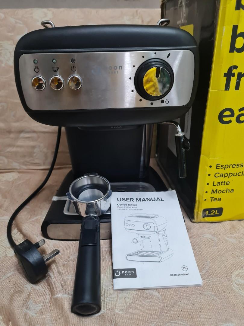 Noon East 15 Bar Coffee Machine, Furniture & Home Living, Kitchenware