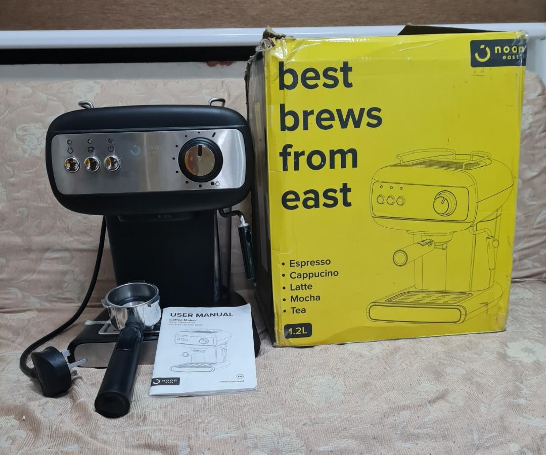 Noon East 15 Bar Coffee Machine, Furniture & Home Living, Kitchenware