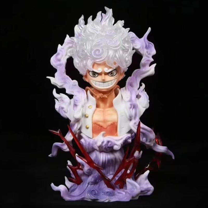 One Piece Luffy Gear 5 Anime Figure Sun God Nika 17cm Pvc Action Figurine  Statue Collectible Model Doll Toys For Children Gift X