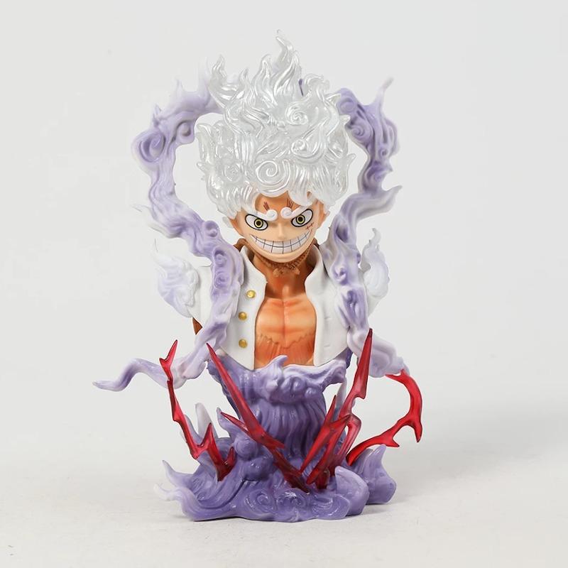 One Piece Luffy Gear 5 Anime Figure Sun God Nika 17cm Pvc Action Figurine  Statue Collectible Model Doll Toys For Children Gift X