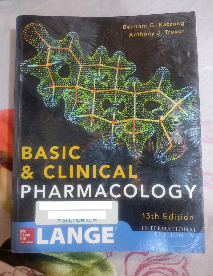 ORIGINAL KATZUNG BASIC & CLINICAL PHARMACOLOGY 13TH EDITION (Category: Textbooks) located in Manila. Submitted by rarepenguinph (Listing ID 1181557427, Image 1). Description: ✓Bought from C&E ✓Seldom used, just stored ✓With vinyl book cover ✓With less than 10 pages with highlights ✓Personal info covered on sticker for posting purposes ON THE DAY DELIVERY UPON PAYMENT FOR METRO MANILA BUYERS ONLY MAY SHIP NATIONWIDE (OUTSIDE METRO MANILA) BUT ONLY