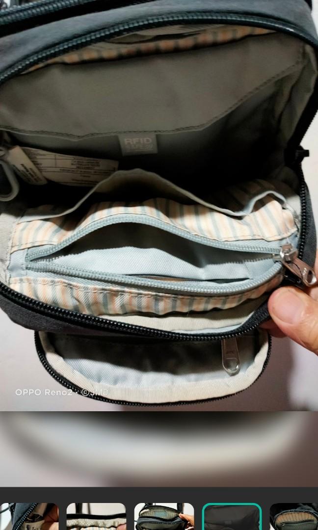 Pacsafe citysafe sling bag LS model like new, Men's Fashion, Bags