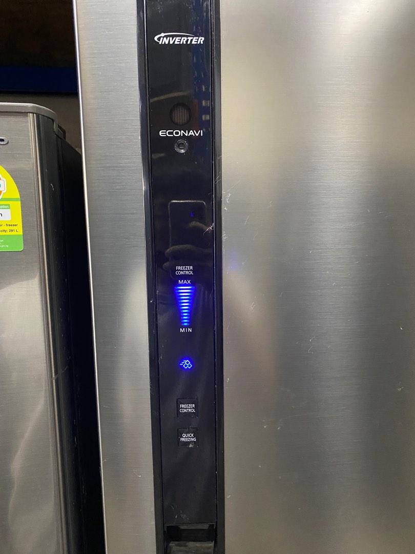Panasonic 2Ticks EcoNavi Inverter Bottom Freezer Fridge, 368L, TV