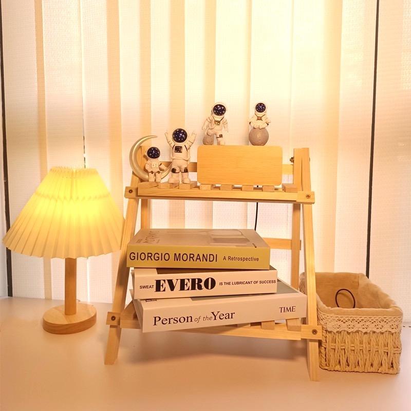 Petit A-Frame Wood Rack Desktop Organiser - for desk stationary, small ...