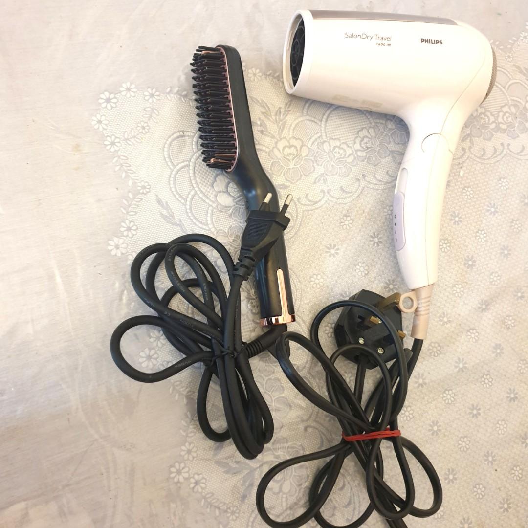 philips hair dryer and straightener