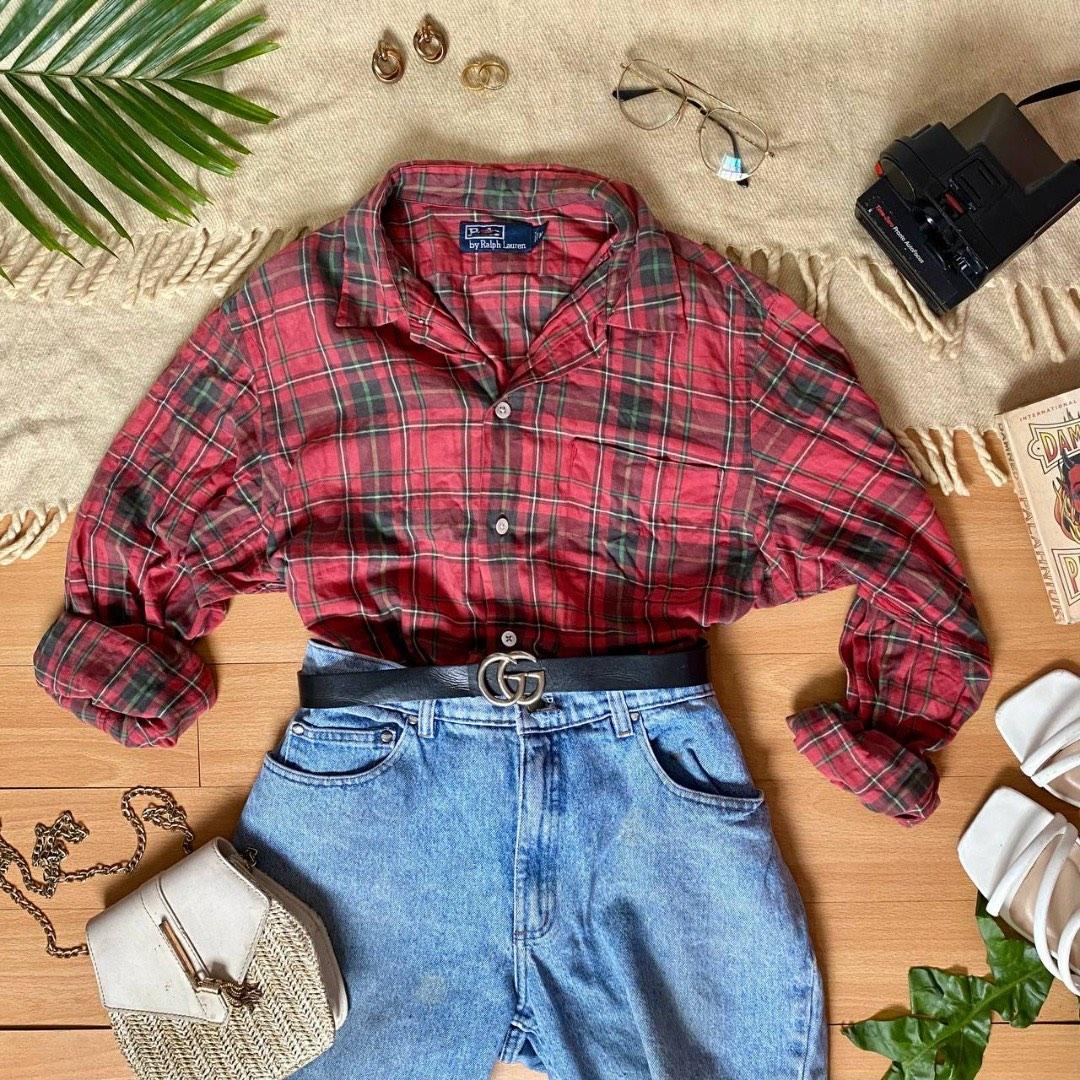 80s shop flannel fashion