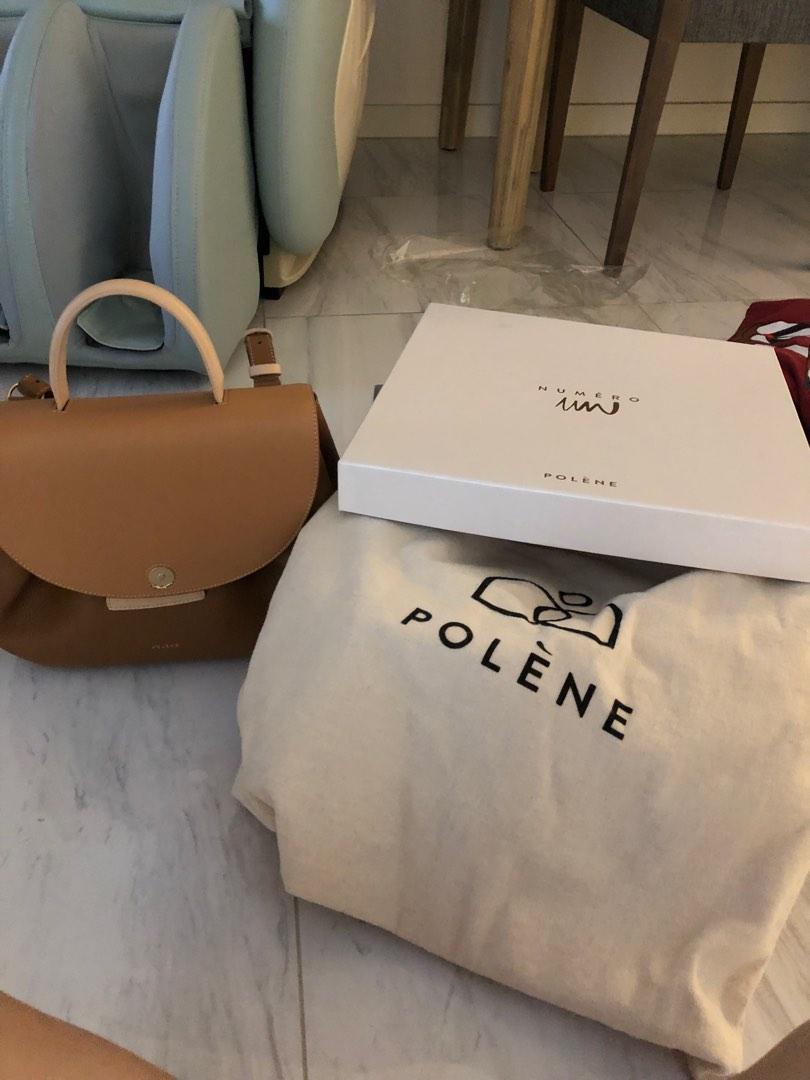 Polene Paris Bags Number One Nano Taupe Textured Leather Trio Camel Tote  Bags Women Handbags G23 From Jiajun3388, $67.16