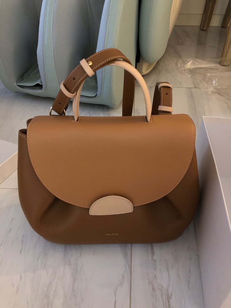 Polène Numero Un - Number One Bag - Trio Camel - - Depop