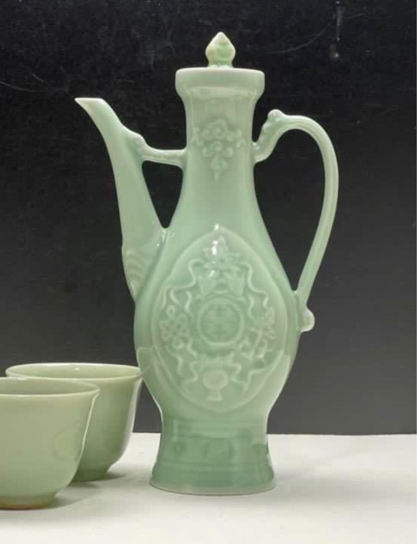 Vintage Porcelain Wine Drinking Set, Furniture & Home Living