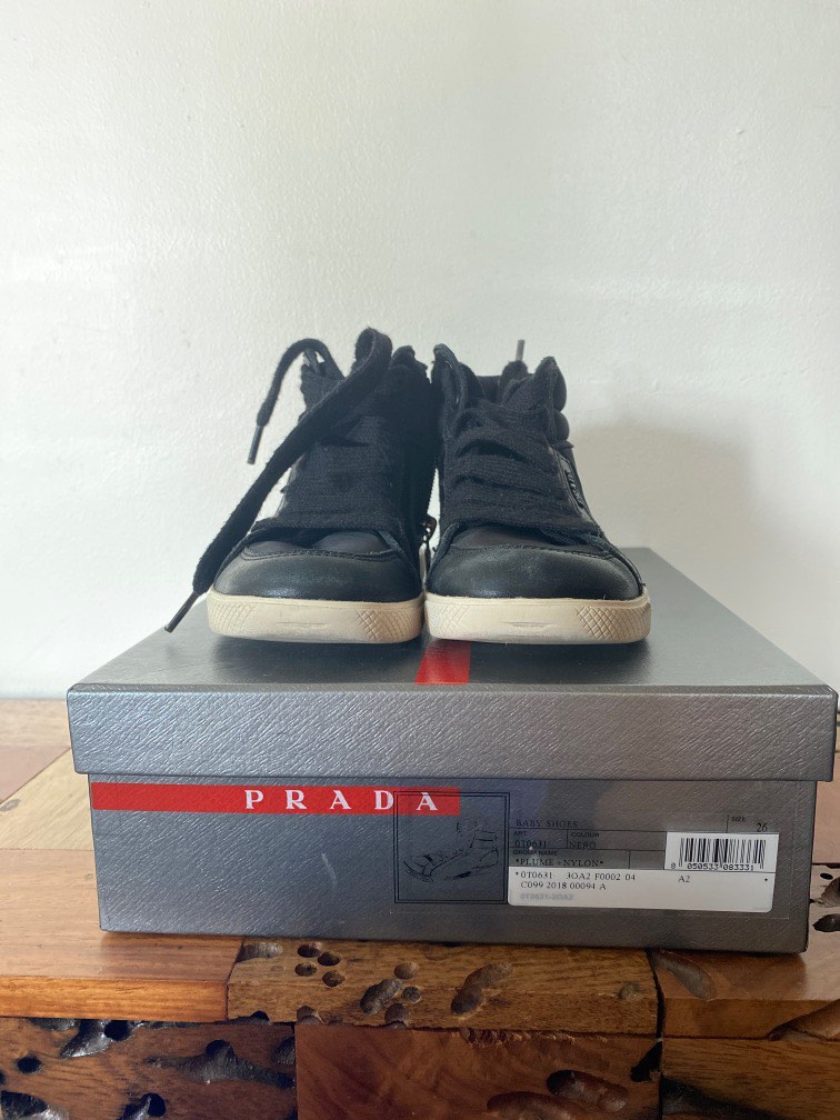 Prada Boys Boots, Babies & Kids, Babies & Kids Fashion on Carousell