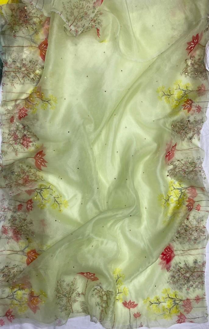 Pure organza clearance sarees