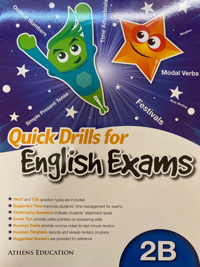 Quick Drills for English Exam 2B, 興趣及遊戲, 書本 & 文具, 書本及雜誌 補充練習 Carousell