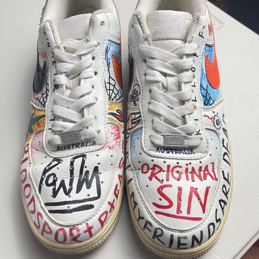 RARE Nike Airforce 1 x Pauly Vlone