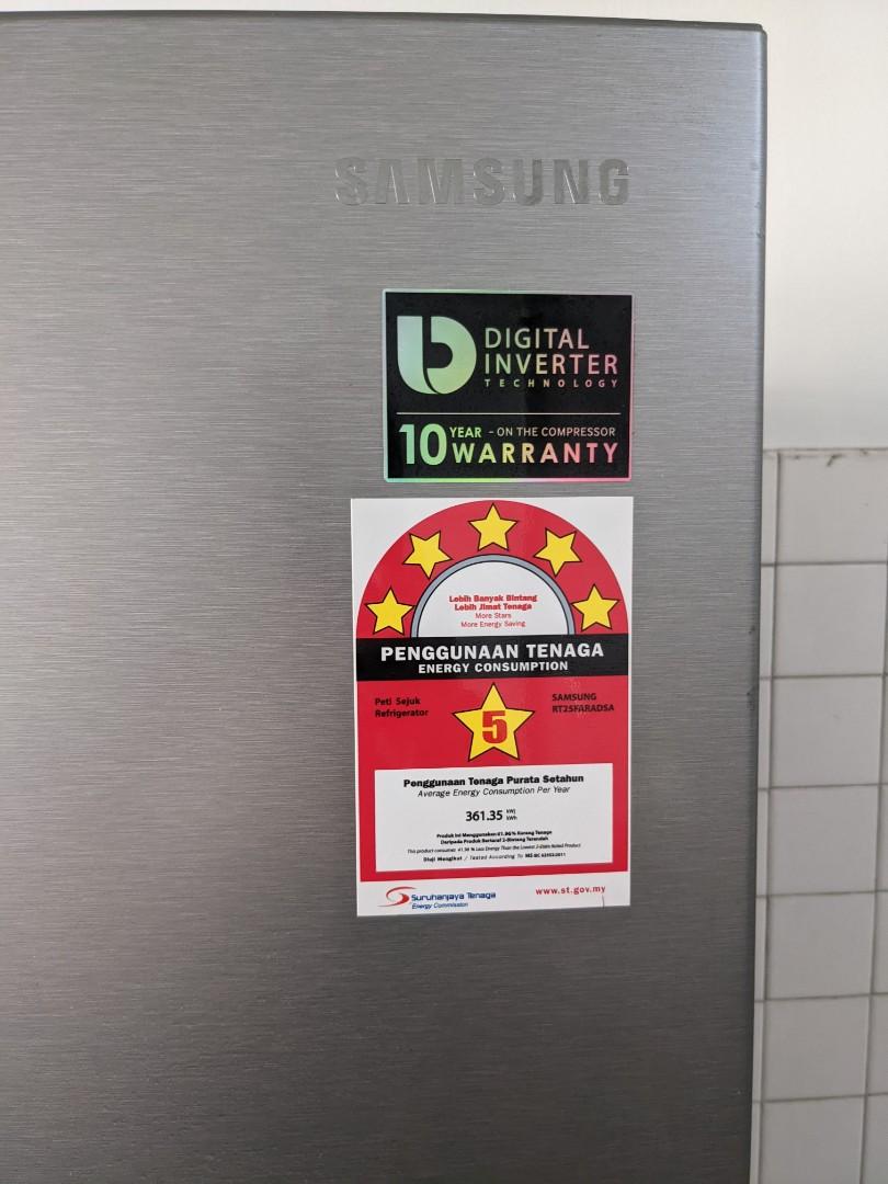 Samsung fridge sales energy consumption