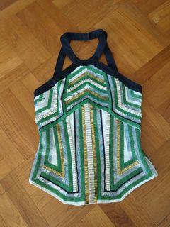 Sass & Bide beaded Halter top
