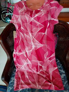 Scarlet printed round neck mini dress
