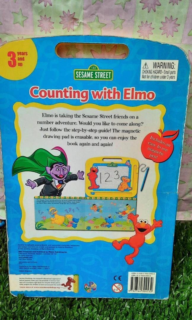 Sesame street counting with elmo hobbies toys books magazines