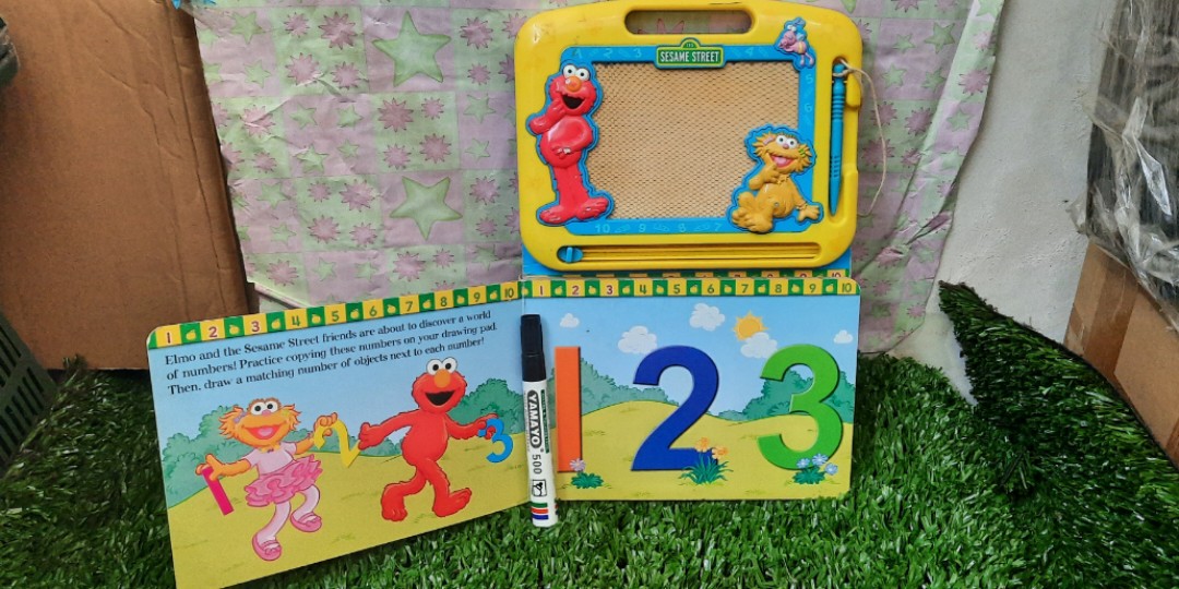 Sesame street counting with elmo hobbies toys books magazines