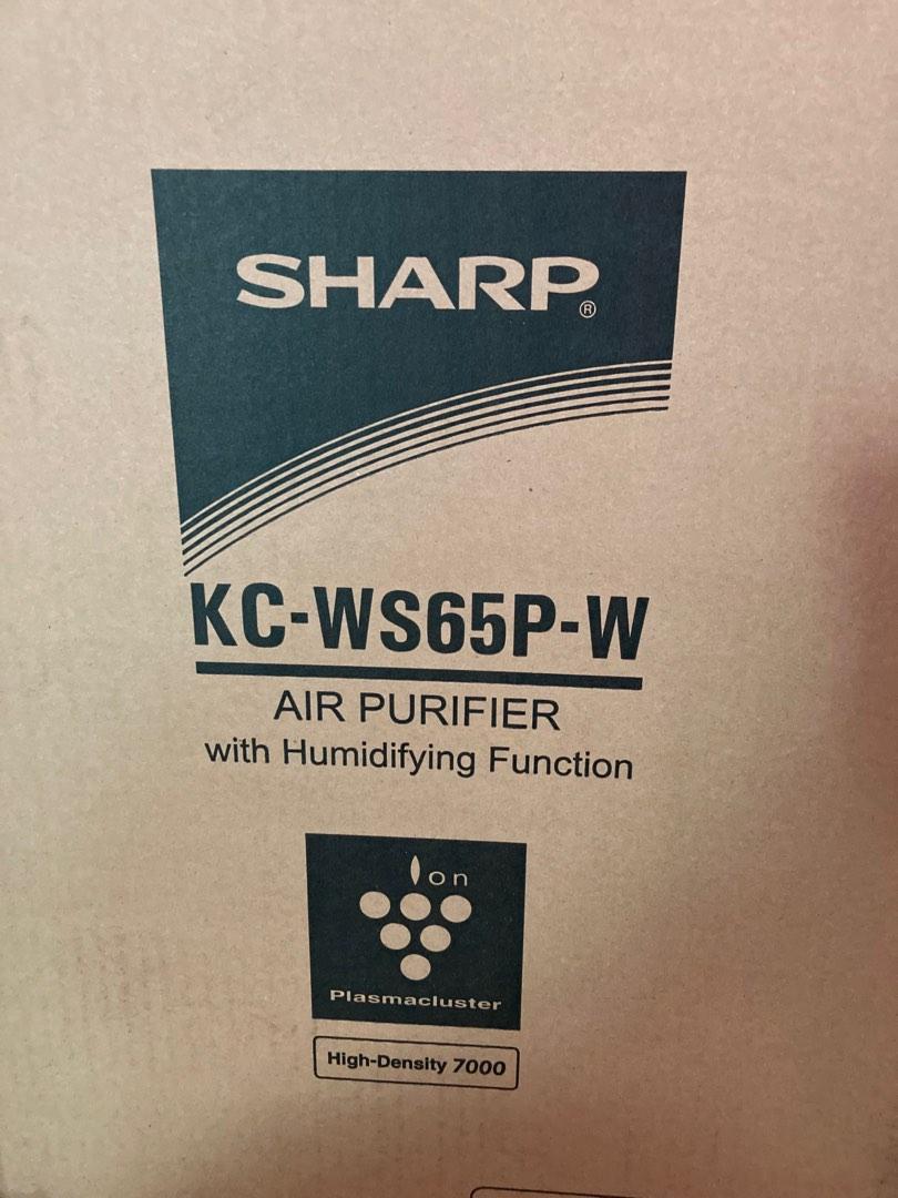Sharp Air Purifier /Humidifier (Category: Air Purifiers & Dehumidifiers) located in Dagupan City. Submitted by james.molina (Listing ID 1181543626, Image 1). Description: Sharp KC-WS65P-W Good for up to 50 sq. m. area Plasmacluster feature (ions) Bought from authorized dealer (sticker covered in the photos) for the office Extra units Tested only but never used.