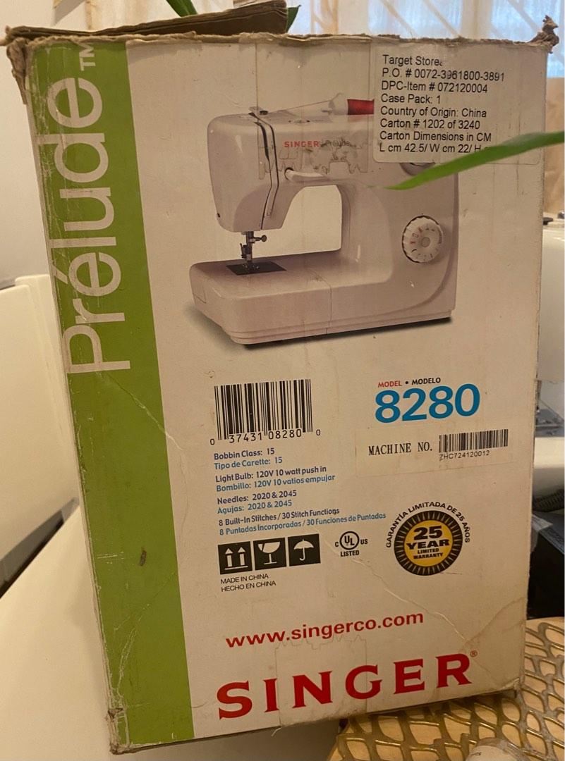 Singer Prelude Sewing Machine Model 8280 (110V), TV & Home Appliances