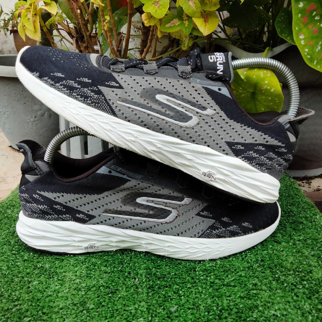 Skechers go run 5 mens silver new arrivals
