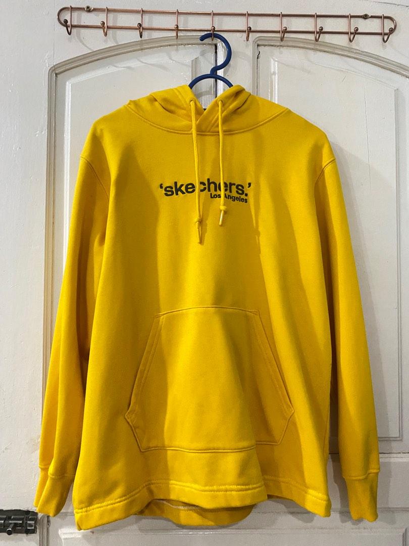 Skechers online hoodie yellow