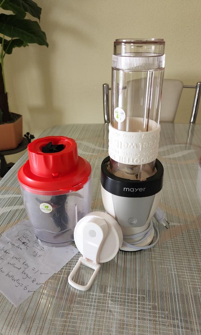 Smoothie cup blender and double blade grinder attachment, TV & Home