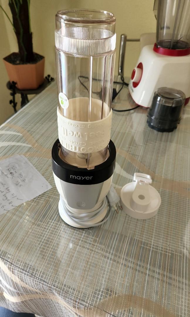 Smoothie cup blender and double blade grinder attachment, TV & Home