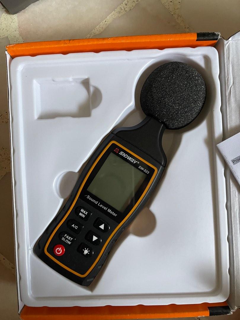 SNDWAY Digital Sound Level Meter SW-523, Audio, Other Audio Equipment ...
