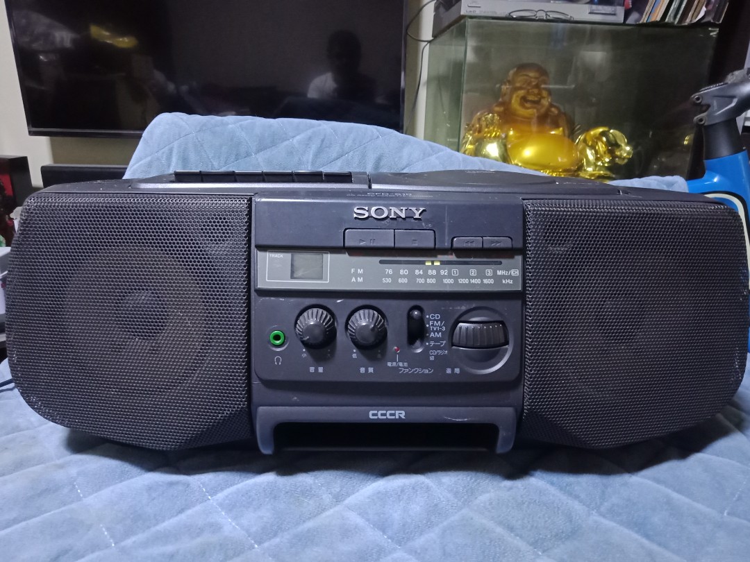 SONY CDラジカセ CFD-S10 CD RADIO CASSETE - ラジオ