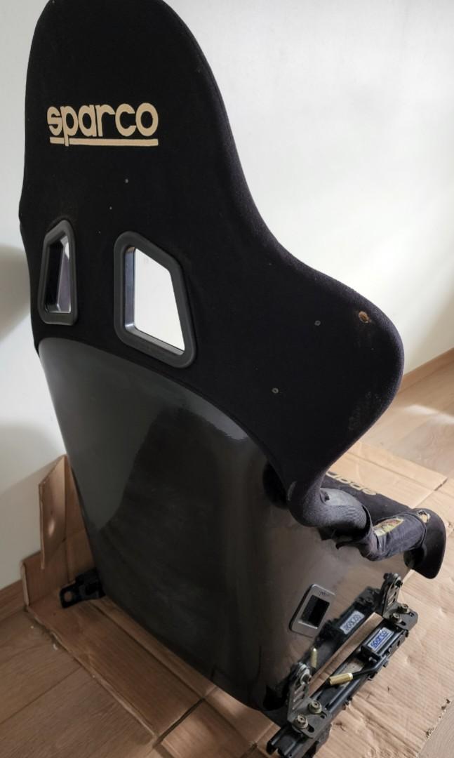 sparco Pro2000 bucket seat w sparco seat rail, Car Accessories