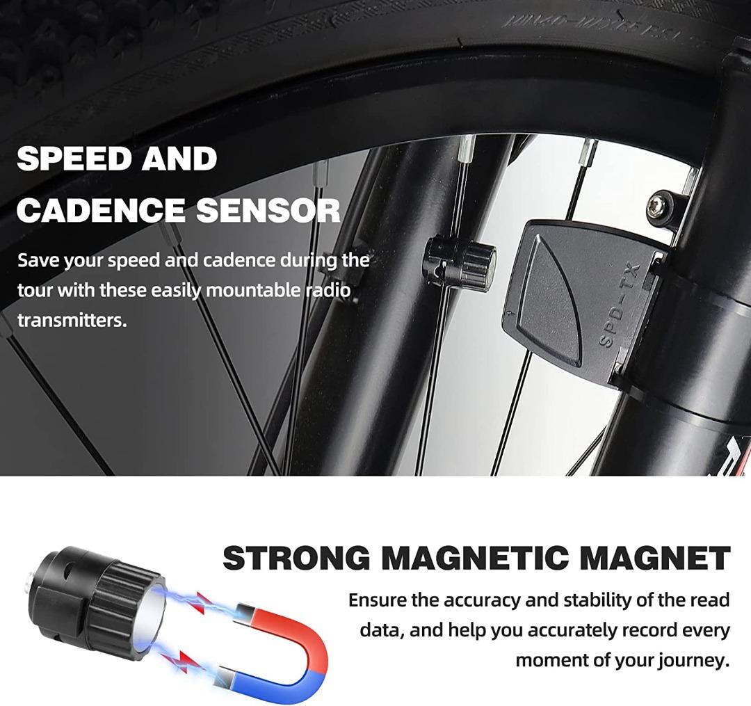 SPGOOD Bike Computer Wireless Universal 19 Functions IP54 Waterproof