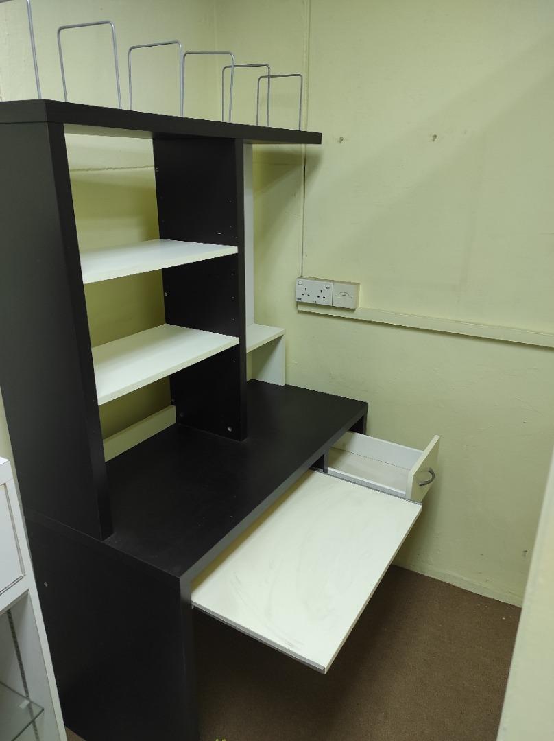 Study Table with Shelf (IKEA), Furniture & Home Living, Furniture