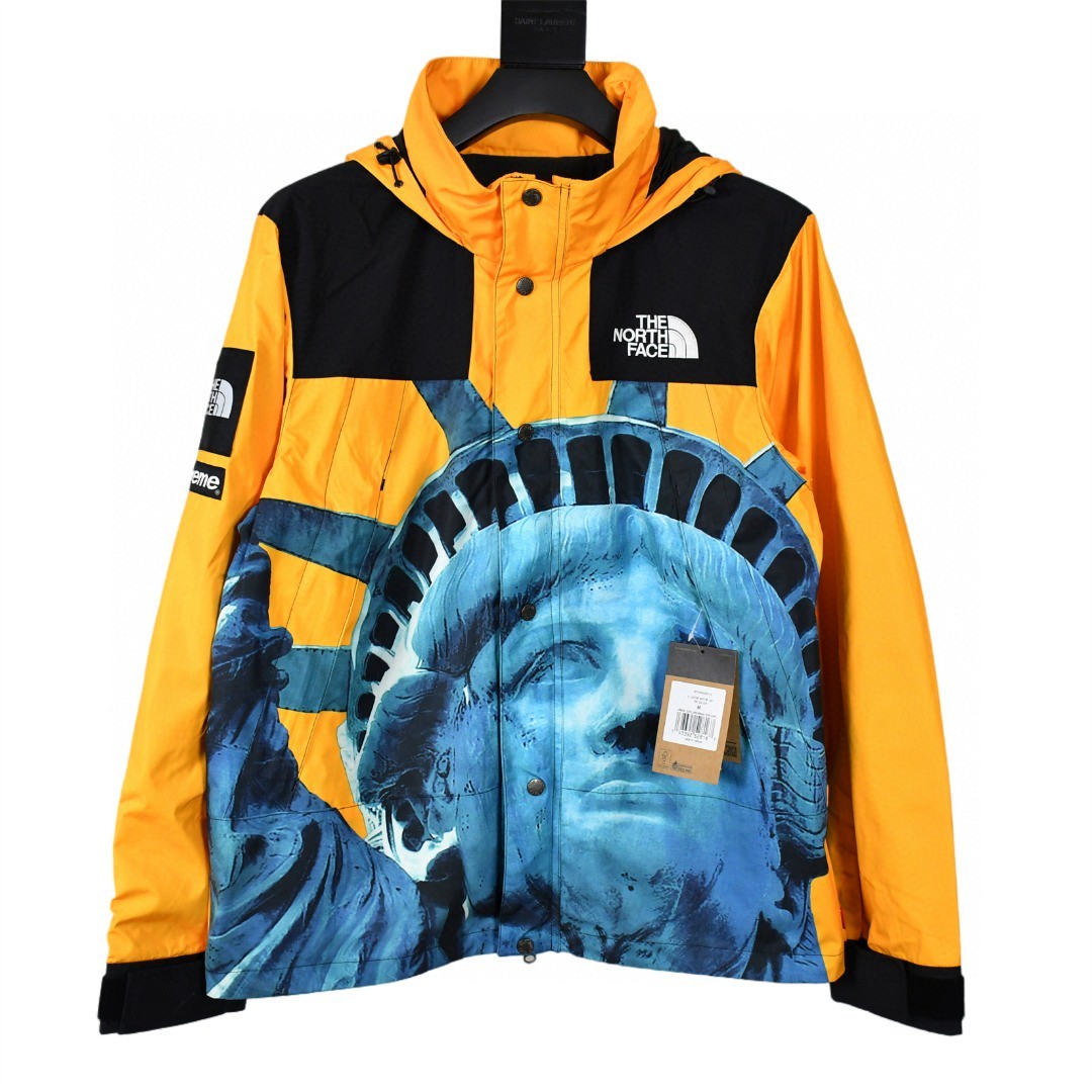 Supreme x The North Face TNF 19FW北面自由女神沖鋒衣外套, 男裝