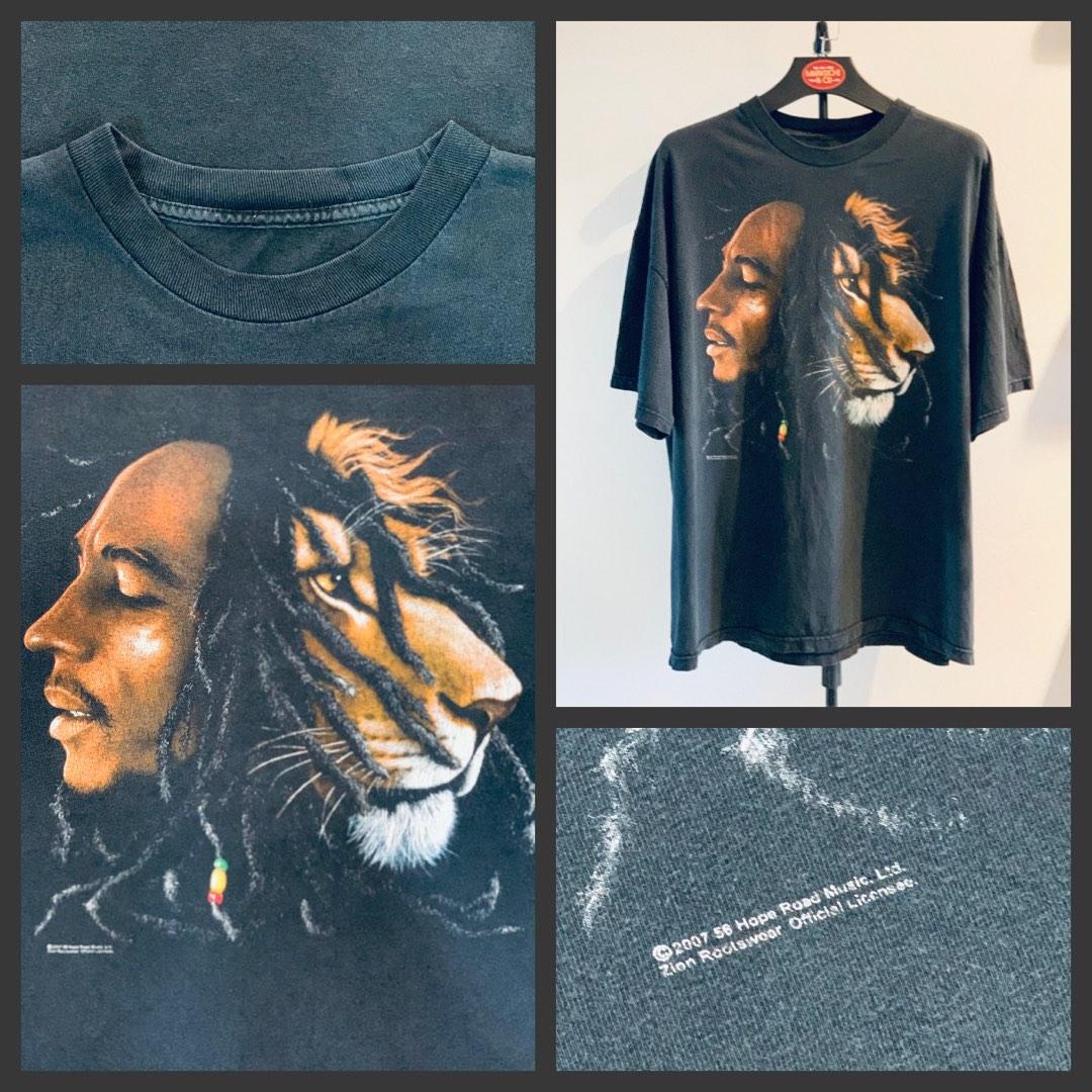 T SHIRT Lion Rasta BOB MARLEY Original (OveSized), Men's Fashion