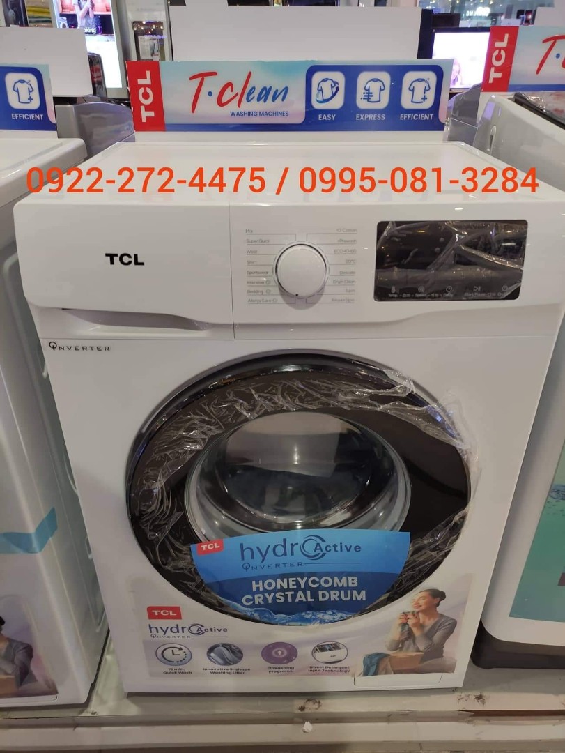 TCL Front Load Inverter Washing Machine 6.5 kg / 7.5 kg / 8.5 kg / 9.5