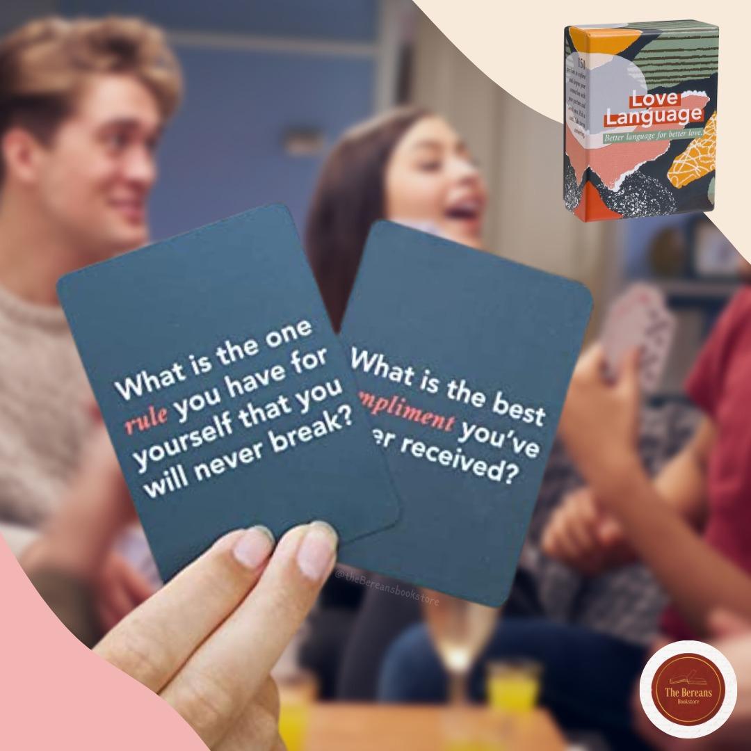 Love Language CARD GAMES christian games, couples, friends