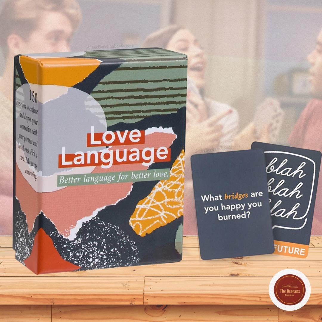 Love Language CARD GAMES christian games, couples, friends