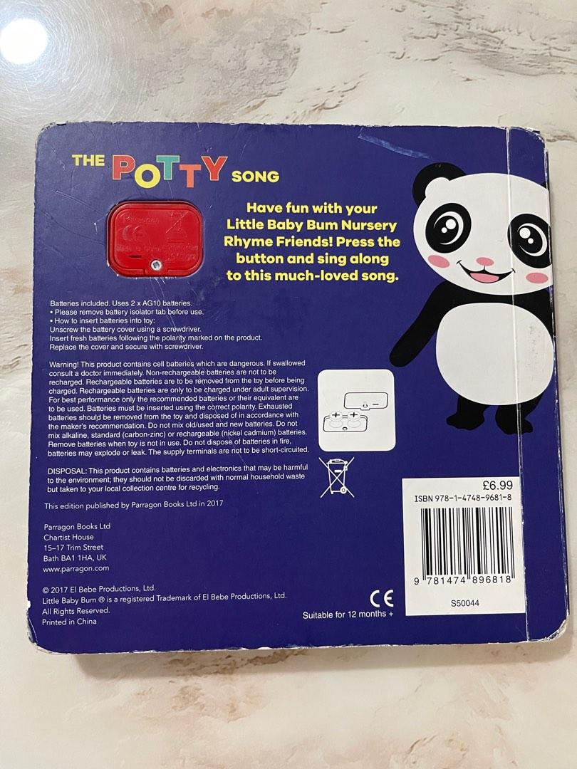 The Potty Song by Little Baby Bum, Hobbies & Toys, Books & Magazines