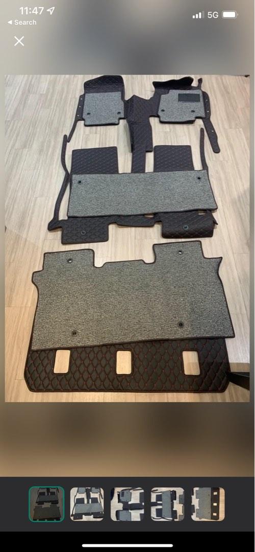 Toyota Estima ACR50 8-seater double layer custom floor mats, Car ...