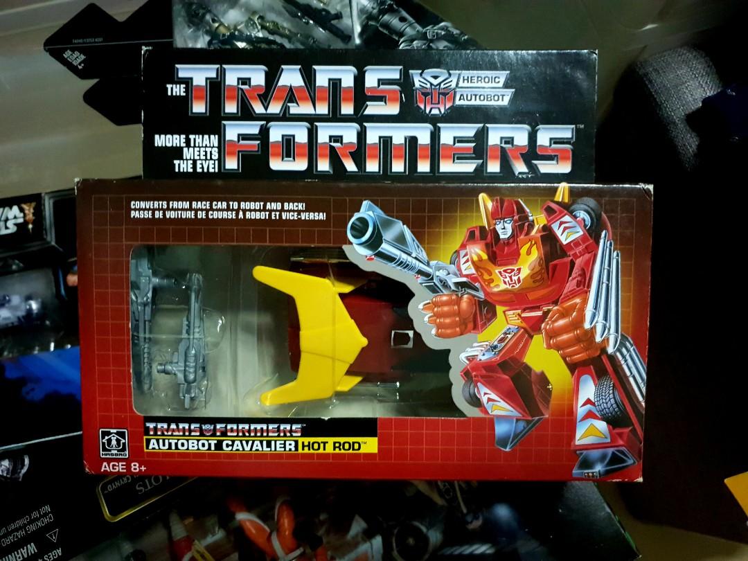 Transformers G1 Retro Reissue Hot Rod Autobot Cavalier Hasbro BukitBatokMrt JurongEastMrt