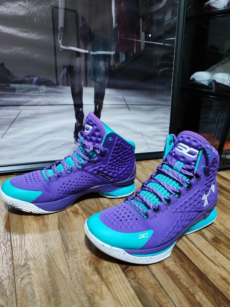 Under armour curry 1 purple deals