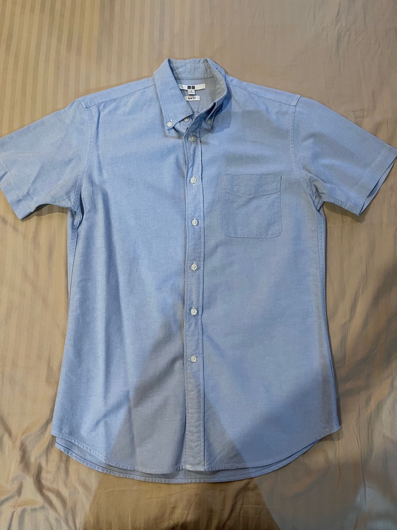 Uniqlo Light Blue Polo Shirt, Men's Fashion, Tops & Sets, Tshirts ...