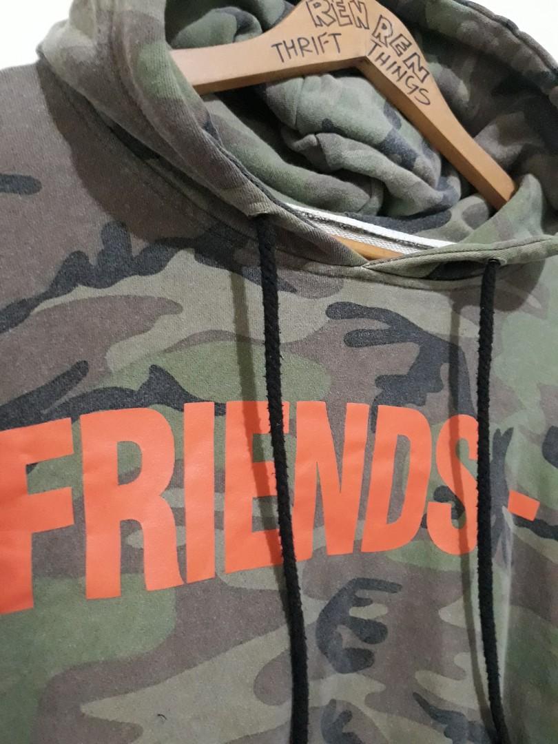 Vlone OG Green Camouflage Friends hoodie Men s Fashion Coats
