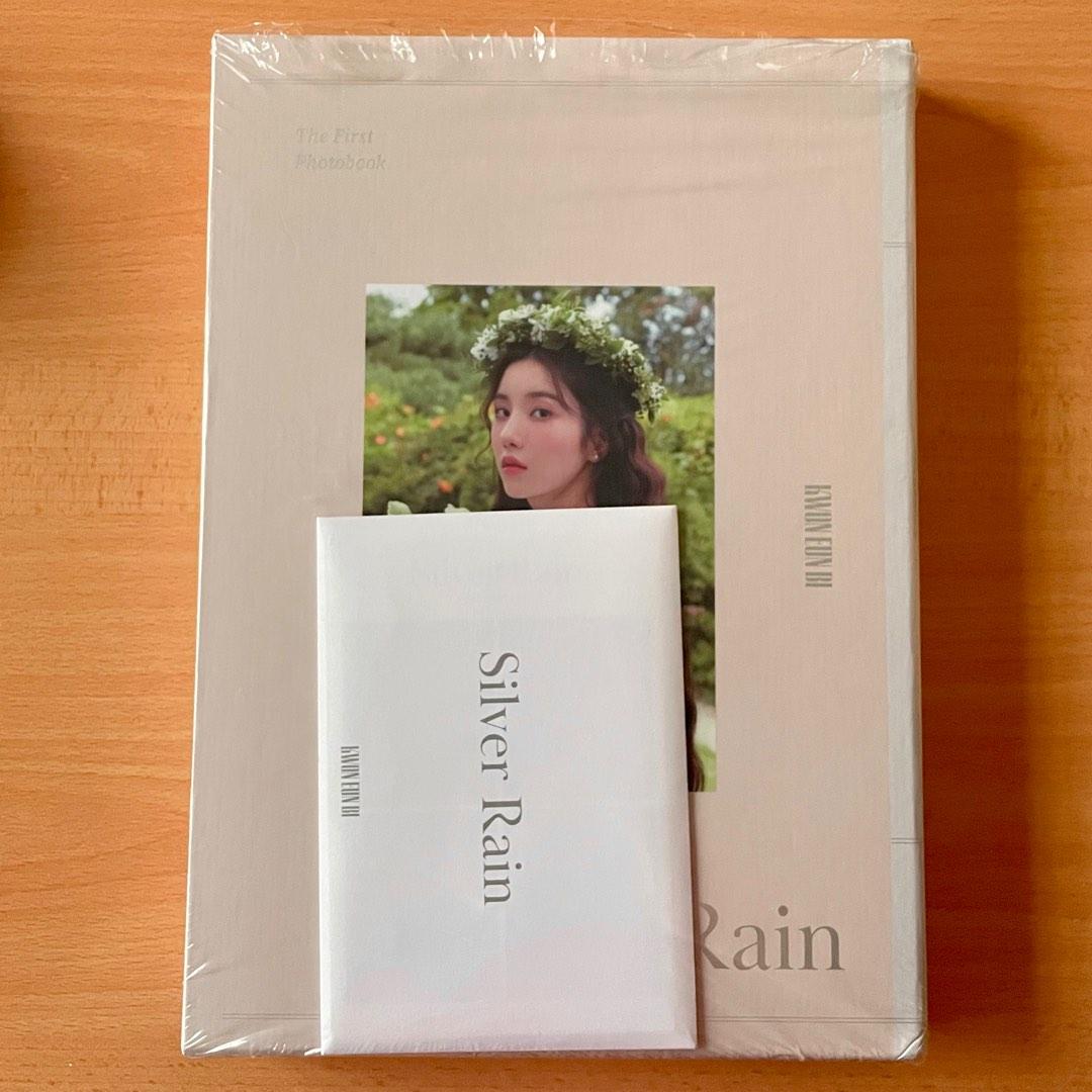 [wts] kwon eunbi silver rain pb photobook full set (slight defect ...